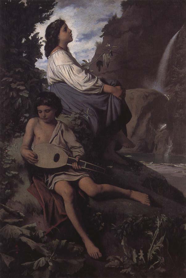 Anselm Feuerbach Ricordo di Tivoli